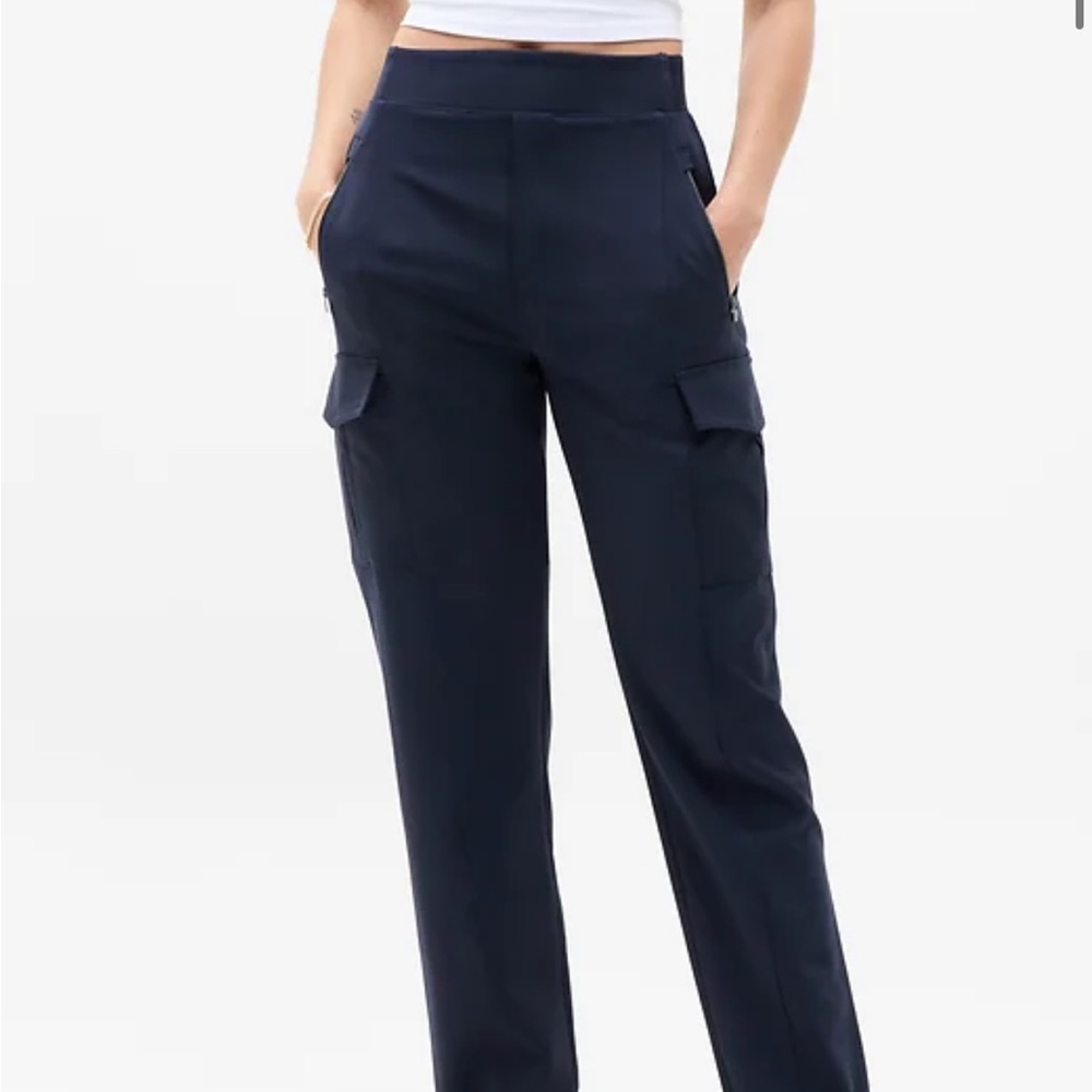 Athleta Navy Cargo Pants